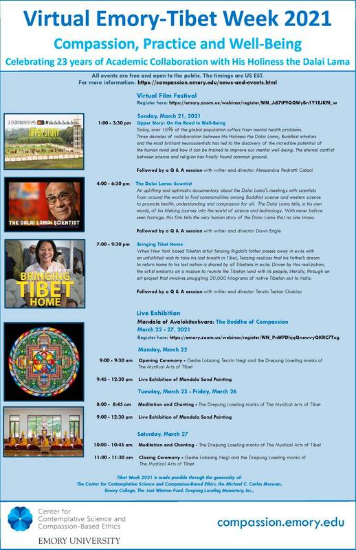 Emory Tibet Week Atlanta