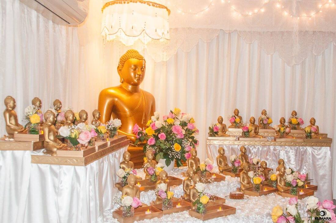 Buddha statues at Georgia Buddhist Vihara Temple