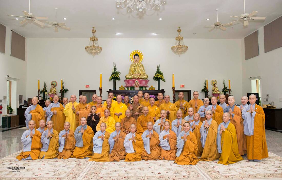 Vietnamese Sangha Atlanta Buddhist Monks Nuns Monastery
