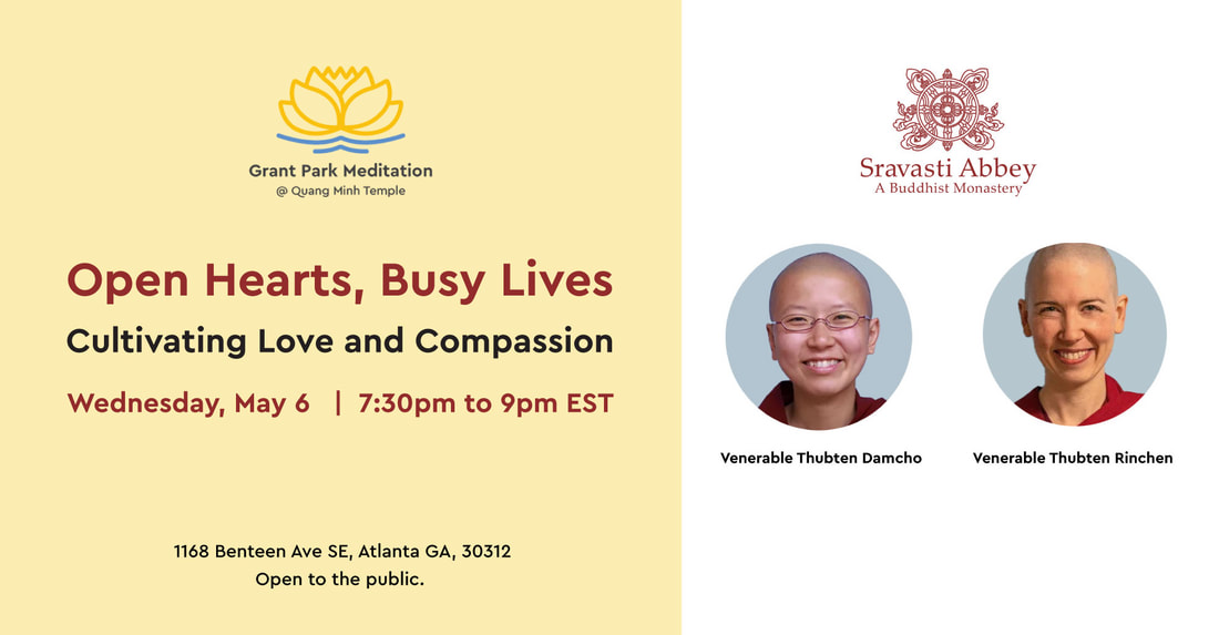 Buddhist nuns Atlanta Grant Park meditation group