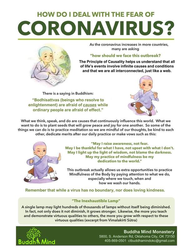 Dealing with Coronavirus Mindfully