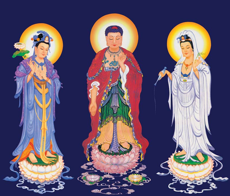 Bodhisattva Great Strength Compassion Infinite Life Buddha